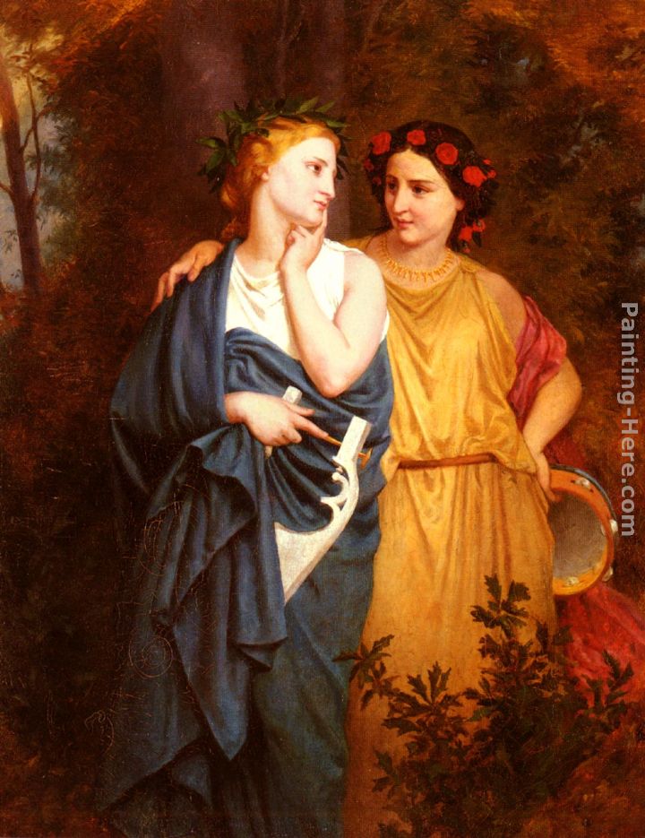 Philomena And Procne painting - Elizabeth Jane Gardner Bouguereau Philomena And Procne art painting